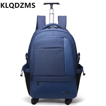 KLQDZMS 20 İnç Moda ve Minimalist Arabası Bavul için Dayanıklı Uzun mesafe Seyahat Tırmanma Evrensel Rulo Bavul