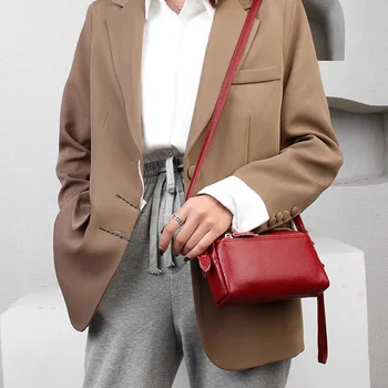 Kadın askılı omuz çantası 2023 Yeni Moda Basit Küçük Çanta Yatay Crossbody Cep Telefonu Çantası Kadın