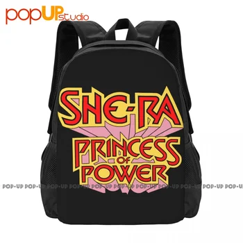 Evrenin ustaları She-Ra Prenses Güç Logo Sırt Çantası Büyük Kapasiteli Katlanabilir Çevre Dostu
