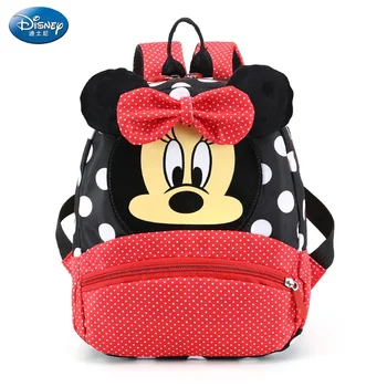 Disney Karikatür bebek için sırt çantası Erkek Kız Minnie Mickey Mouse Çocuk Güzel Okul Çantası Anaokulu Okul Çantası Sırt Çantası Kadın