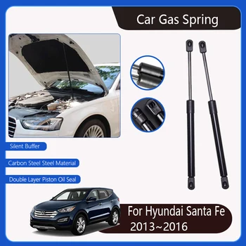 Araba Ön Gaz Hidrolik Çubuk Hyundai Santa Fe 2013~2016 Geri Çekilebilir Damper Prop Çubuk Dikme Asansör Destek Şok Oto Aksesuarları