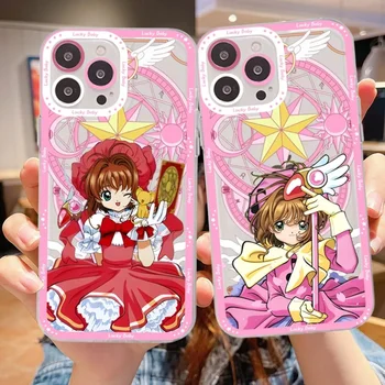 S-Sakura Sevimli M-Büyülü Kız telefon kılıfı İçin Redmi 7 8 9 A Redmi İçin Not 5 7 8 9 10 11 Pro Max 4G 5G Funfas