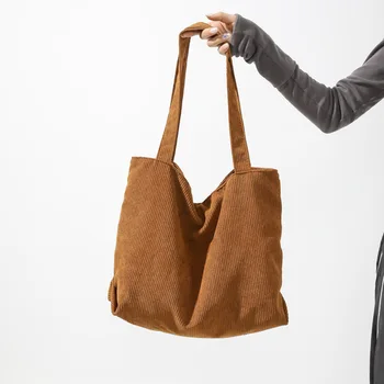 Kadife Kumaş kadın büyük el çantası Çanta Ins Rahat omuzdan askili çanta Büyük Kapasiteli bayan çanta Alışveriş Paketi Uygun Seyahat Gidip Çantası