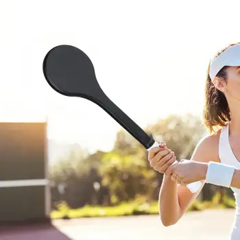 Karbon Fiber tenis işaretçisi Raket Orta İsabet Tenis Tatlı İşaretçi Kaşık Tenis kaşığı