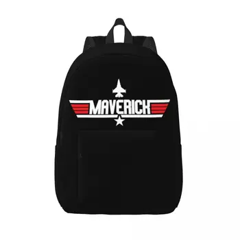 Top Gun Maverick keten sırt çantası Erkekler Kadınlar için Su Geçirmez Kolej Okul Film Çantası Baskı Okul Çantalarını