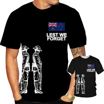Yenilik Unisex 3D Baskılı Moda Anzak Avustralya Ve Yeni Zelanda Maori Manaia Haşhaş Fern Diye Biz Unutmak T-shirt Mens Womens
