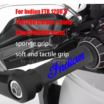 Hint FTR 1200 S FTR1200 Karbon / Ralli Şefi VİNTAGE İzci Motosiklet tutma kapağı Darbeye Dayanıklı 27mm Motosiklet Sünger Kavrama