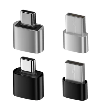 Telefon Dizüstü Tablet Konnektör Adaptörleri için Kompakt USB Tip C Dönüştürücü