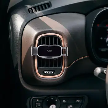 Yeni Araba Elektrikli Cep telefon braketi Metal İndüksiyon Açma Ve Kapama Havalandırma Navigasyon Destek Braketi Otomotiv Malzemeleri