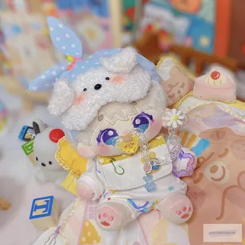 20 cm Pamuk Bebek Idol Peluş bebek oyuncakları Yıldız Bebek Sevimli Dolması siperliği tükürük havlusu çanta gömlek şekil Oyuncaklar Hayranları Koleksiyonu Hediye