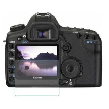 Temperli Cam Koruyucu için Canon EOS 5D II Mark2 Mark Iı 5D2 5DII 50D 40D 1DS Mark III 1DS3 kamera ekran koruyucu film Kapak