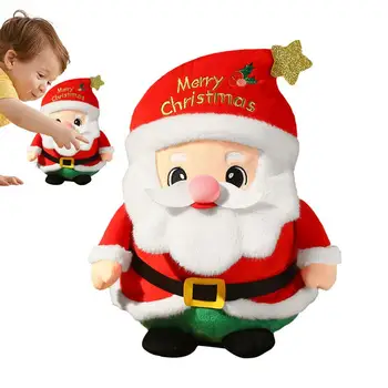 Noel Santa Yastık Durabe Yaratıcı Noel Santa Yastık Peluş 3D Dolması Santa Yastık Peluş Noel Partisi Dekor İçin Kanepe