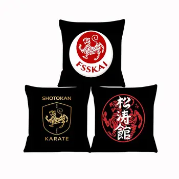 Shotokan Karate minder örtüsü için Kanepe Yastık Kılıfı Koltuk Araba Atmak 45x45cm Yastık Kılıfı Ev Dekoratif İçin SJ-445