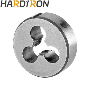 Hardiron 1/4-24 UNC Yuvarlak Diş Açma Kalıbı, 1 / 4x24 UNC Makine Dişi Kalıp Sağ El