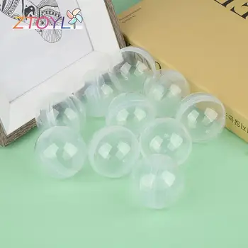 50 ADET Temizle Açabilirsiniz Şeffaflık Plastik Kapsül Oyuncak Sürpriz Topu Küçük Konteyner Yapma Şeyler Modeli