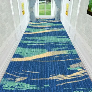 Modern Lüks Uzun Koridor Halı Koridor Dekorasyon Ev Oturma Odası için Halılar Büyük Yatak Odası Paspaslar Halı Koşucu