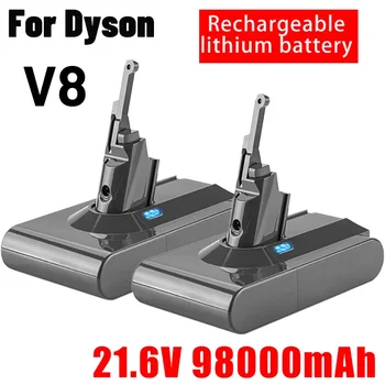 Dyson V8 21.6 V 98000mAh Yedek Pil için Dyson V8 Mutlak Telsiz elektrikli el süpürgesi Dyson V8 Pil