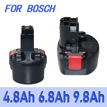 9.6 V 4800 mAh/6800 mAh / 9800 mAh Ni-Cd Güç Araçları Pil İçin Bosch Psr 960 BH984 BAT048 BAT119