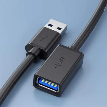 Erkek kadın uzatma kablosu güç kaynağı hattı evrensel USB3. 0 genişletici kablosu için açma kapama anahtarları ile USB ışıkları