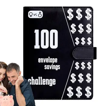 100 Zarf Mücadelesi Bağlayıcı Bütçe Planlayıcısı Kitap Nakit Zarflar Tasarruf Bağlayıcı Para Zarfları Para Tasarrufu İçin Yapılan