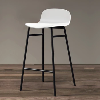 Tasarım Basit Bar Taburesi Modern İskandinav Ada Kahve mutfak sandalyeleri Minimalist Yüksek Cadeira Stuhl Sandalye Ev Mobilyaları HD50BS