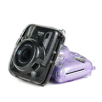Instax Mini 11 için kamera çantası Taşınabilir Şeffaf kamera çantası Kılıfları Toz Geçirmez Darbeye Dayanıklı Koruyucu Kapak İle Kayış Sıcak