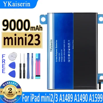 YKaiserin 9000mAh Yedek Bateria için iPad Mini 2/3 Mini2 Mini3 A1512 A1489 A1490 A1491 A1599 Pil + Parça NO