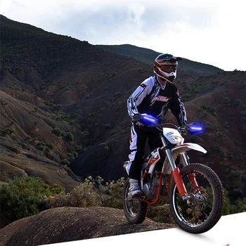 Evrensel Motosiklet el koruması Cam LED Dönüş Sinyali Motokros Kir Bisiklet Aksesuarları Honda Hornet 600F 125 250 400 600