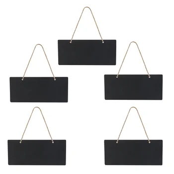 mesaj panosu işaretleri için 5 adet Mini kara tahta tek taraflı kara tahta