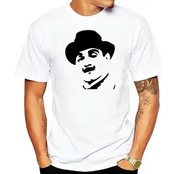 Erkekler T Gömlek Hercule Poirot Kadın t-shirt