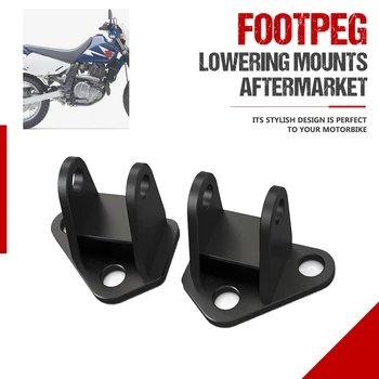 Footpegs Braketi 50MM Düşürücü Footrests Footpeg Montaj Braketleri Suzuki DR650 DR 650 1996-2022 2023 Ayak Peg Düşürücü Kitleri