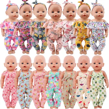 Pop Giysileri Bebek Bebek Dantel Tulumlar Bebek Aksesuarları 43Cm Yeniden Doğmuş Bebek ve 18 İnç Amerikan Pop Kız Oyuncaklar Bizim Nesil Hediye