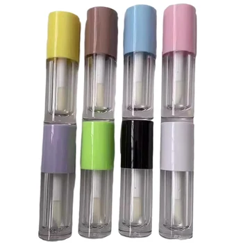 6 ML Plastik Doldurulabilir Şişeler Sıvı Ruj Konteyner Lipgloss Örnek Boş Kozmetik Tüp