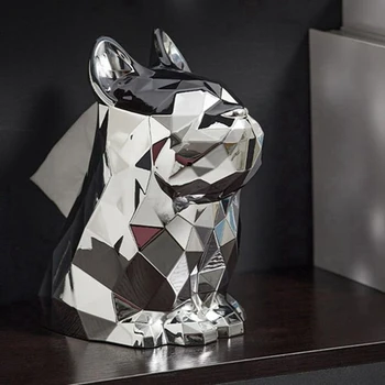 Doku Kutusu Kapağı Fransız Bulldog Şekilli kutu mendil Dağıtıcı Kağıt Kapak Banyo Oturma Odası İçin Dayanıklı Kullanımı Kolay