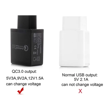Y1UB QC USB 5 V-12 V 5.5 2.1 mm Kablo Güç Hattı Yönlendirici LED Şerit