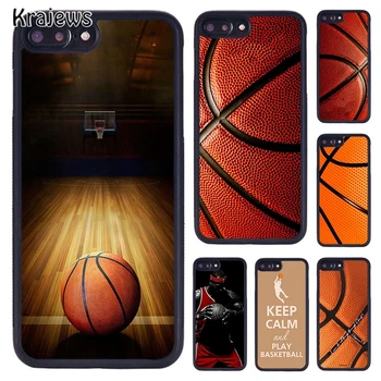 Krajews Basketbol Resim Skins Telefon Kılıfı İçin iPhone SE2020 15 14 6S 7 8 Artı 11 12 mini 13 Pro X XR XS Max kapak kabuk coque