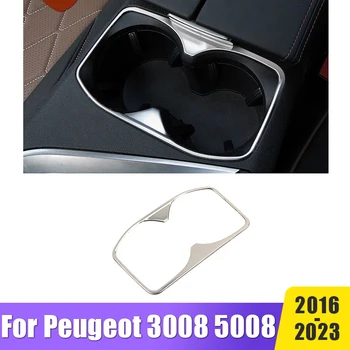 Arka Sıra Su Bardağı Tutucu Kapak İçin Peugeot 3008 5008 GT 3008GT 5008GT 2016 2017 2018 2019 2020 2021 2022 2023 Araba Aksesuarları