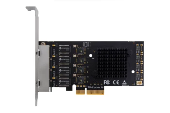 4 port PCIE POE Ağ Kartı 10/100/1000 / 2500Mbps Gigabit endüstriyel eternet dönüştürücü PCI-E X4 Adaptörü 8125BG çip 20G