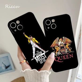 Freddie Mercury Kraliçe Bant Telefon Kılıfı İÇİN iPhone 14 11 12Pro X Pro 14 MAX 12 13 MİNİ XS iphone 14 13 Yumuşak Telefon Kapakları
