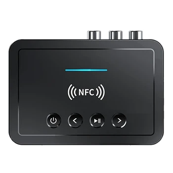 Masaüstü dijital ekran NFC Bluetooth Adaptörü Bluetooth 5.0 kablosuz AV alıcısı-vericisi Alıcı FM 3 İn 1 Bluetooth Adaptörü