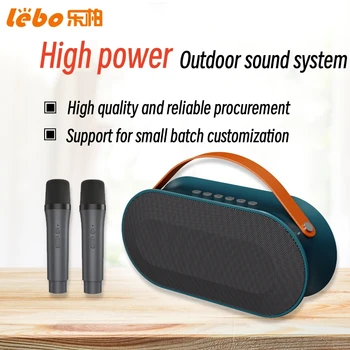 P10 kablosuz bluetooth Taşınabilir Açık Ses Mikrofon karaoke hoparlörü Ev taşınabilir karaoke hoparlörü Caixa De Som