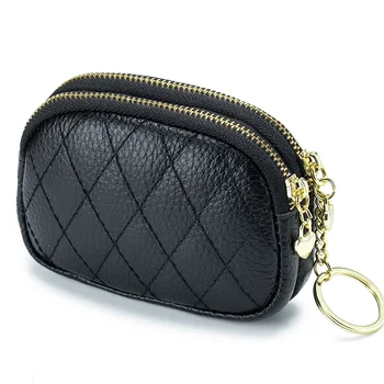 Moda Kadın Mini Cüzdan kart tutucu bozuk para cüzdanı Deri Kadın Çanta Kısa Cüzdan Küçük Çanta Fermuar Anahtarlık el çantası
