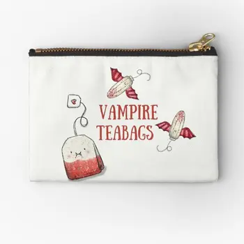 Vampir Çay Poşetleri fermuarlı torbalar Kozmetik Külot Küçük Çanta Depolama cüzdan bulucu Cep Ambalaj Saf Erkek İç Çamaşırı Para Sikke