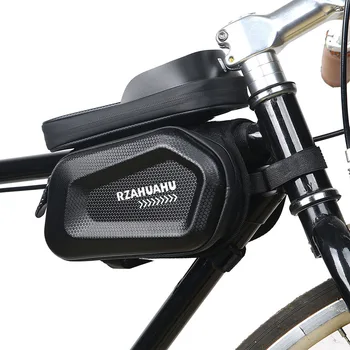 Dağ Bisikleti Çantası Su Geçirmez Dokunmatik Ekran Bisiklet Çantası Üst Ön Tüp Çerçeve MTB Yol Bisikleti Çantası 7 telefon kılıfı Bisiklet Aksesuarları