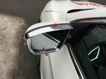 ABS Krom Yan Kapı Kanat Ayna Kapağı dikiz aynası Koruyucu Çerçeve 2015 2016 2017 Nissan Qashqai İçin J11 Şekillendirici Aksesuarları