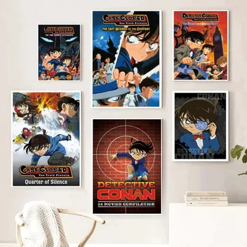 Anime Edogawa Konan Posteri Duvar Retro TAMAM Bilgisayar Albümü Sticker Boyama Duvar Sanatı Ev Dekor Yatak Odası İçin Hediye