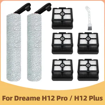 Uyumlu Dreame H12 Pro / H12 Artı Çekirdek Yumuşak Rulo Fırça Yedek Parça ıslak kuru elektrik süpürgesi Hepa Filtre Aksesuarları