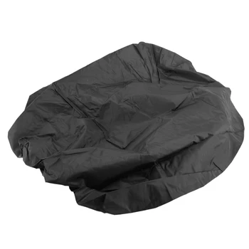 100L Sırt Çantası yağmur kılıfı Su Geçirmez Çanta Toz Yürüyüş Seyahat Kamp Çantaları Taşınabilir Büyük, Siyah